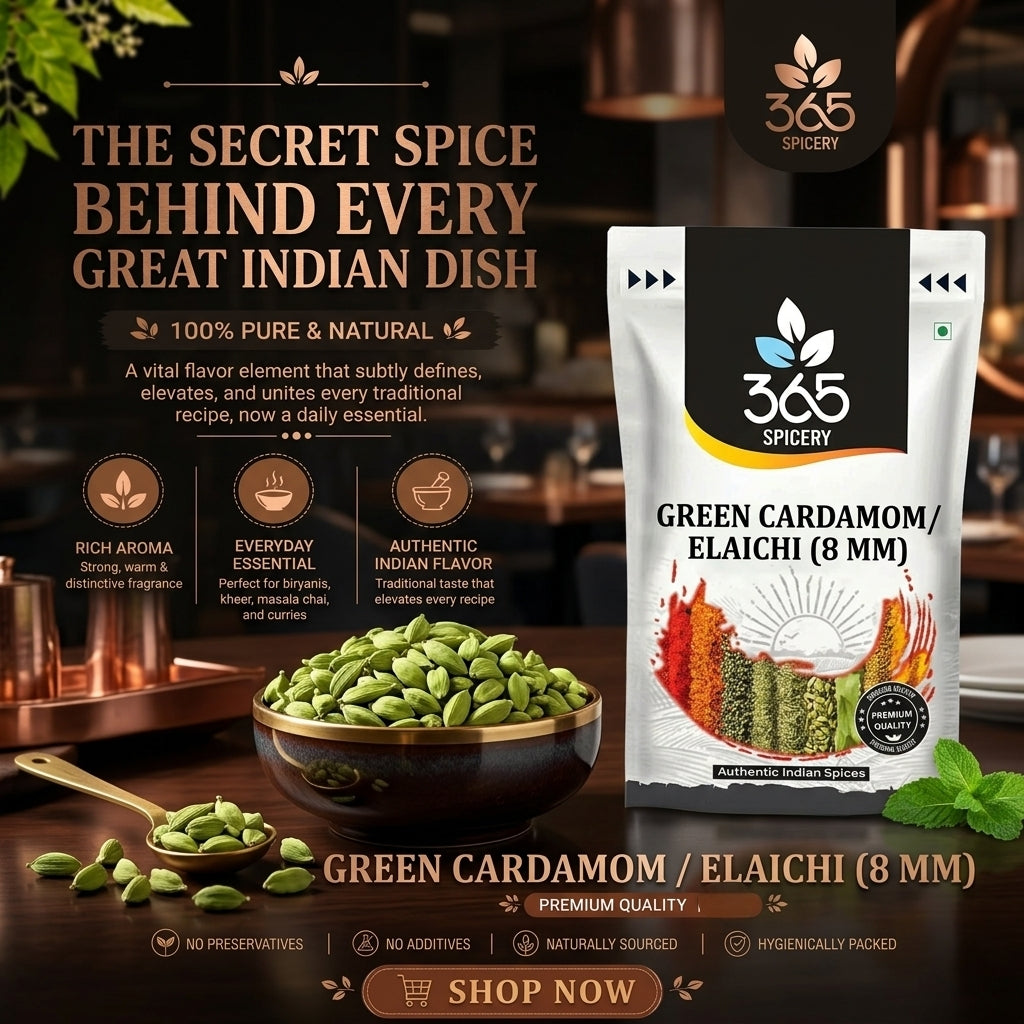 Green Cardamom / Elaichi (8mm)