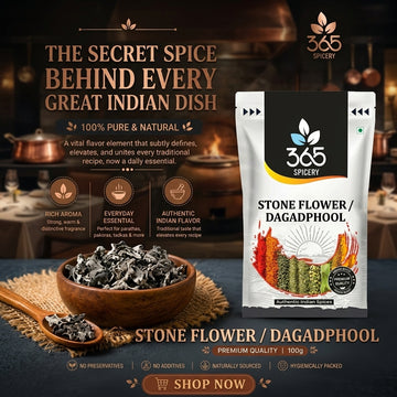 Stone Flower | Authentic Dagadphool | Natural Ingredients | Vegan | Unique Spice for Indian Masala | 365 Spicery