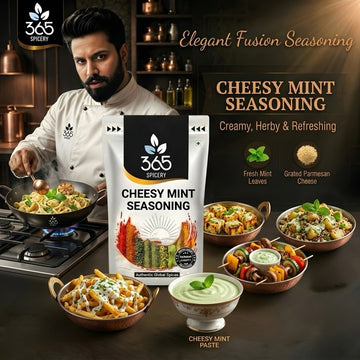 CHEESY MINT SEASONING | Refreshing Herb Blend | Gluten-Free | No Artificial Flavours | Natural | 365 Spicery