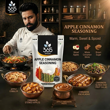 APPLE CINNAMON SEASONING | Sweet Gourmet Snack Blend | Vegan | No Artificial Flavours | 365 Spicery