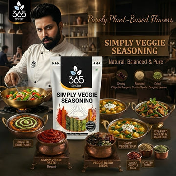SIMPLY VEGGIE SEASONING | Natural Garden Herb Blend | No MSG | Gluten-Free | Premium Quality | 365 Spicery