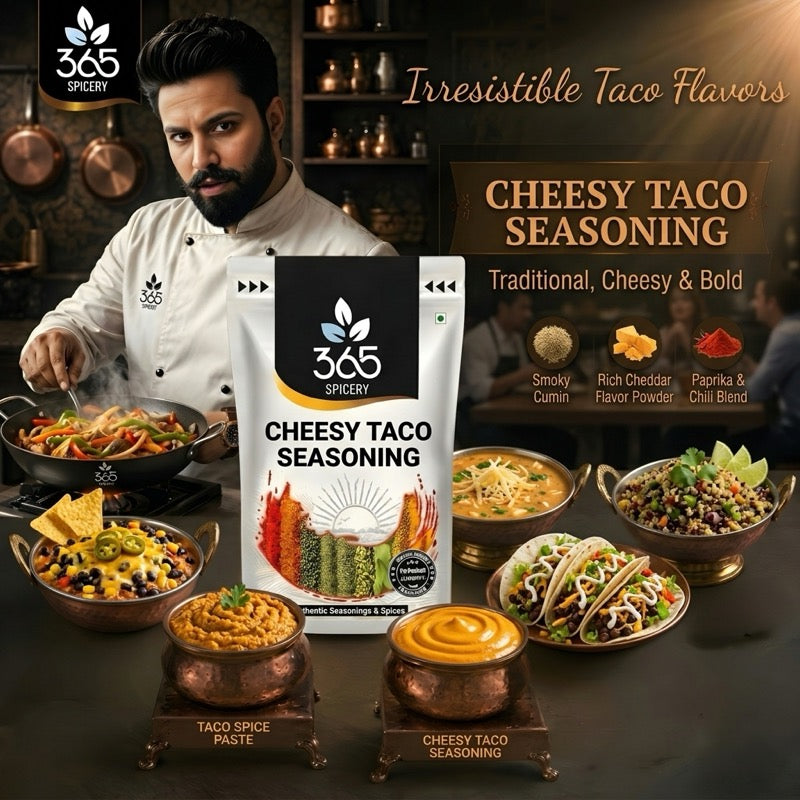 Taco Seasoning | Classic Mexican Blend for Street Food | Natural Ingredients | Vegan | No Artificial Flavours | 365 Spicery
