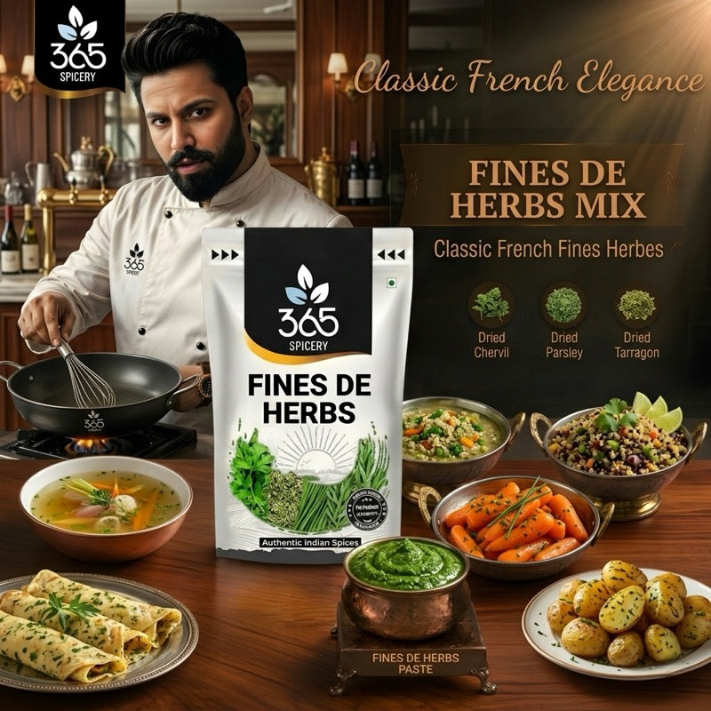 Fines De Herbs | Delicate French Herb Blend | Natural Ingredients | Vegan | No Artificial Colours | 365 Spicery