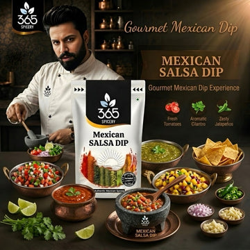Mexican Salsa Dip | Tangy Spicy Blend for Street Food | Gluten-Free | No MSG | Made in India | 365 Spicery