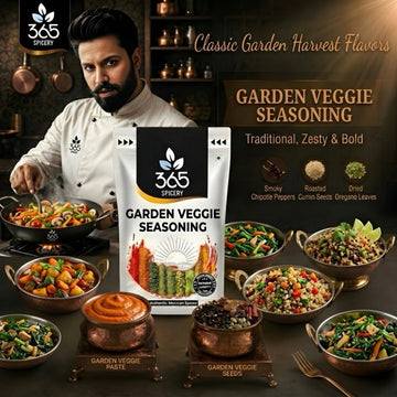 Garden Veggie Seasoning | Fresh Herb Blend for Snacks & Dips | Gluten-Free | No MSG | Premium Quality | 365 Spicery