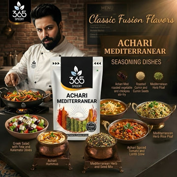 Achari Mediterranean Seasoning | Tangy Pickle Fusion Rub | Vegan | No Artificial Flavours | 365 Spicery