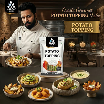 Potato Topping | Savoury Fry & Snack Seasoning | Natural Ingredients | No Artificial Colours | 365 Spicery