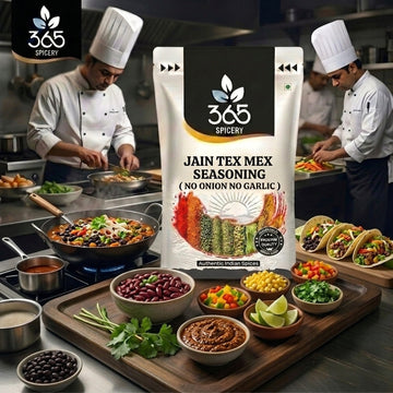 Jain Tex Mex Seasoning | No Onion No Garlic | Bold Taco Spice | Gluten-Free | Natural | 365 Spicery