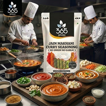 Jain Makhani Curry Seasoning | No Onion No Garlic | Rich Gravy Base | No MSG | Vegan | 365 Spicery