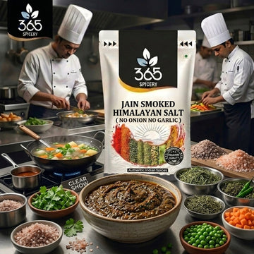 Jain Smoked Himalayan Salt | No Onion No Garlic | Jain-Friendly | Natural Ingredients | Gourmet Grills | 365 Spicery