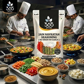 Jain Navratan Seasoning | No Onion No Garlic | Jain-Friendly | Premium Quality | Traditional Mix | 365 Spicery
