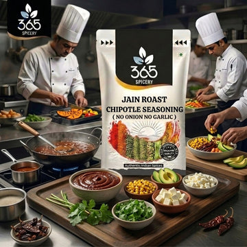 Jain Roast Chipotle Seasoning | No Onion No Garlic | Jain-Friendly | No Artificial Colours | Vegan | 365 Spicery
