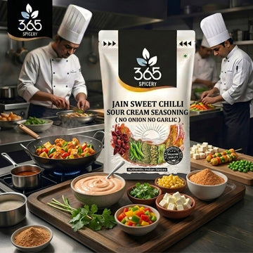 Jain Sweet Chilli Sour Cream Seasoning | No Onion No Garlic | Jain-Friendly | No MSG | Snack | 365 Spicery