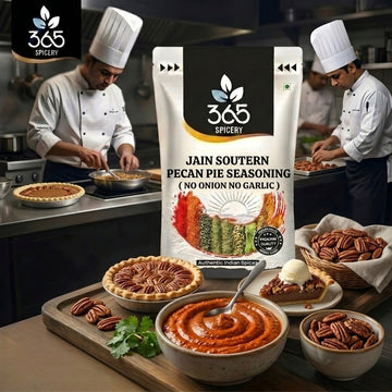 Jain Southern Pecan Pie Seasoning | No Onion No Garlic | Jain-Friendly | No Artificial Flavours | For Treats | 365 Spicery