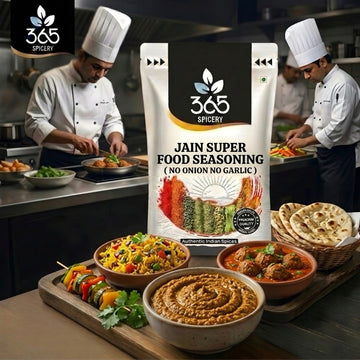 Jain Super Food Seasoning | No Onion No Garlic | Jain-Friendly | Gluten-Free | For Healthy Snacks | 365 Spicery