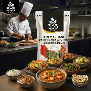 Jain Makhani Paneer Seasoning | No Onion No Garlic | Jain-Friendly | No Artificial Flavours | For Grills | 365 Spicery