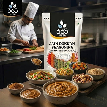 Jain Dukkah Seasoning | No Onion No Garlic | Jain-Friendly | Nutty Egyptian Blend | Natural | 365 Spicery