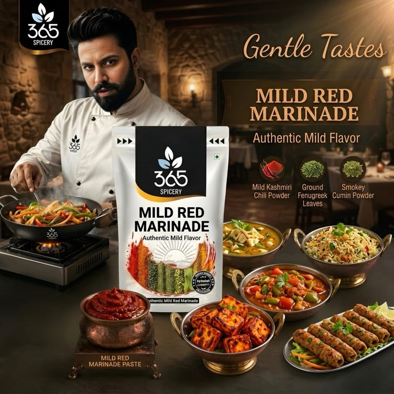 MILD RED MARINADE | Savoury Spice Blend for Grills | Vegan | No MSG | Natural Ingredients | 365 Spicery