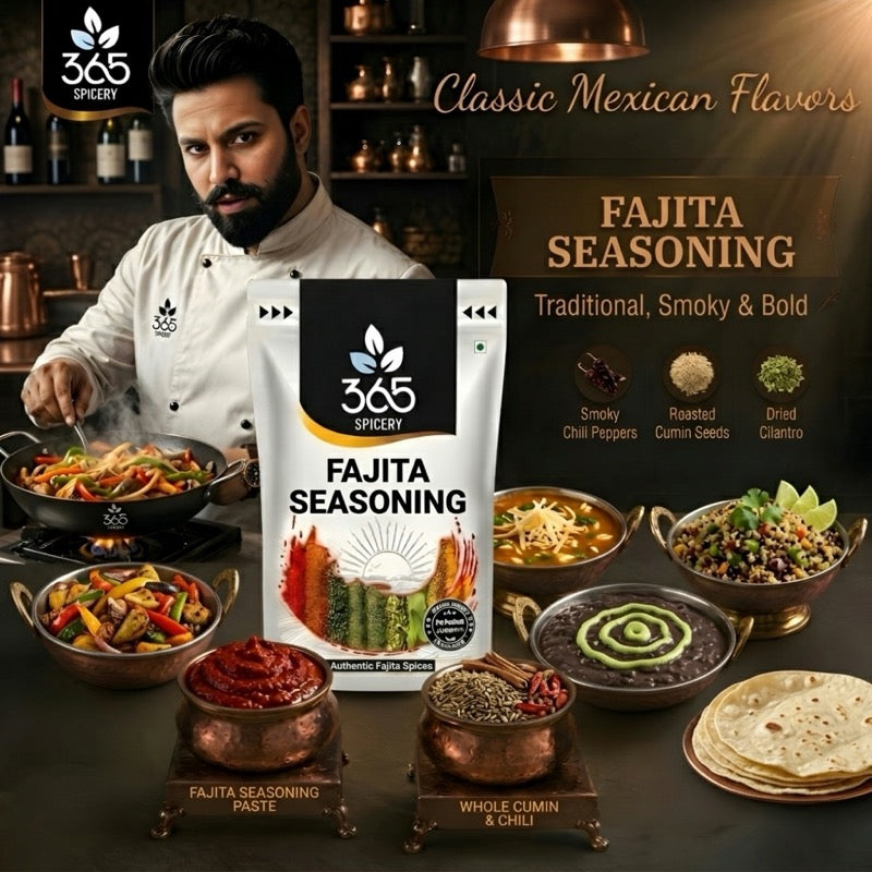 FAJITA SEASONING | Smoky Mexican Spice Blend for Grills | Gluten-Free | No MSG | 365 Spicery