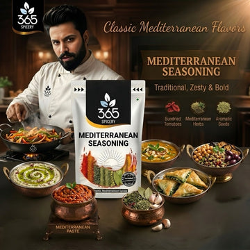 MEDITERRANEAN SEASONING | Exotic Herb Blend for Grills & Salads | Vegan | Natural Ingredients | 365 Spicery