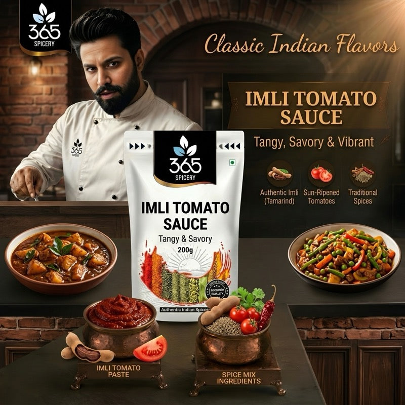 IMLI TOMATO SAUCE | Sweet & Tangy Tamarind Blend | No MSG | Premium Quality | 365 Spicery