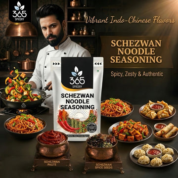 SCHEZWAN NOODLE SEASONING | Spicy Stir-fry Spice Mix | No MSG | Premium Quality | 365 Spicery