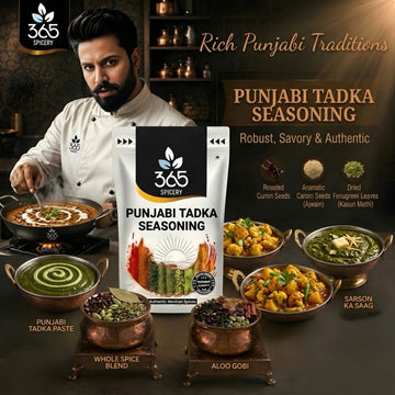PUNJABI TADKA SEASONING | Authentic Spiced Indian Blend | Vegan | No Artificial Flavours | 365 Spicery