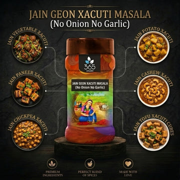 Jain Goan Xacuti Masala | No Onion No Garlic | Jain-Friendly | No Artificial Flavours | Exotic | 365 Spicery