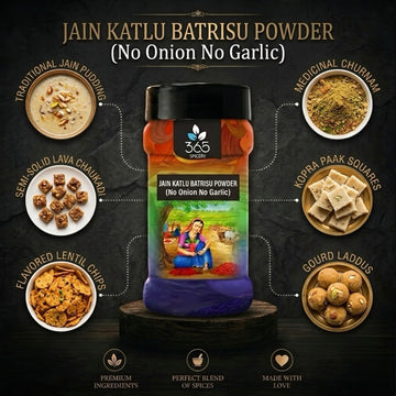 Jain Katlu Batrisu Powder | No Onion No Garlic | Jain-Friendly | Traditional Health Blend | 365 Spicery