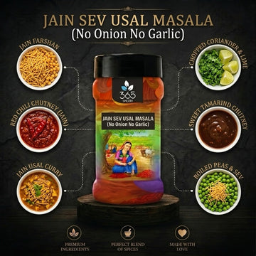 Jain Sev Usal Masala | No Onion No Garlic | Jain-Friendly | Authentic Street Food Taste | 365 Spicery