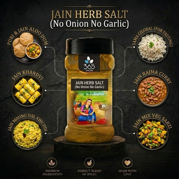 Jain Herb Salt | No Onion No Garlic | Jain-Friendly | Natural Ingredients | Versatile Seasoning | 365 Spicery