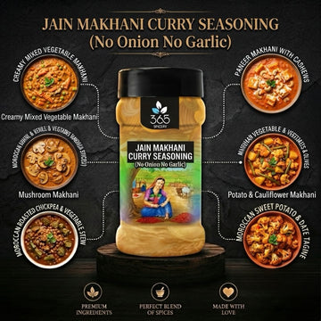 Jain Makhani Curry Seasoning | No Onion No Garlic | Rich Gravy Base | No MSG | Vegan | 365 Spicery