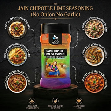 Jain Chipotle Lime Seasoning | No Onion No Garlic | Jain-Friendly | No Artificial Flavours | Grill | 365 Spicery