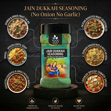Jain Dukkah Seasoning | No Onion No Garlic | Jain-Friendly | Nutty Egyptian Blend | Natural | 365 Spicery