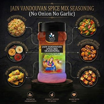 Jain Vandouvan Spice Mix | No Onion No Garlic | Jain-Friendly | French Curry Blend | Natural | 365 Spicery