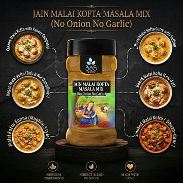 Jain Malai Kofta Masala Mix | No Onion No Garlic | Jain-Friendly | No Artificial Flavours | Pure | 365 Spicery