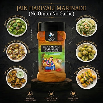 Hariyali Marinade | No Onion No Garlic | Jain-Friendly | Fresh Herb Blend | Gluten-Free | 365 Spicery