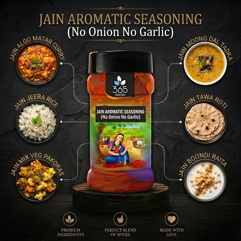 Aromatic seasoning | For Curries & Rice | No Artificial Flavours | No Onion No Garlic | 365 Spicery