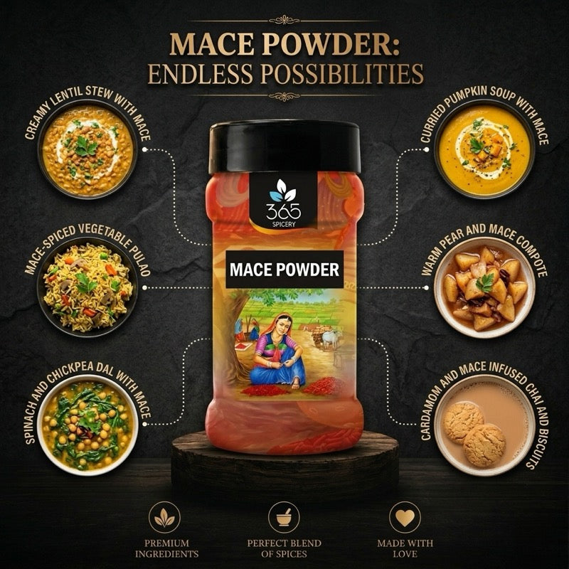 Mace Powder | Javitri | Delicate Aromatic Spice | Natural Ingredients | Gluten-Free | 365 Spicery