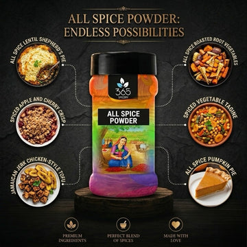 All Spice Powder | Pimento Blend | Warm Aromatic Seasoning | No Artificial Colours | Vegan | 365 Spicery