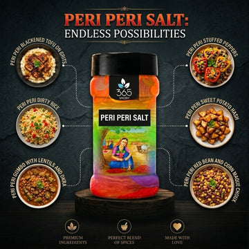Peri Peri Salt | Spicy African Bird’s Eye Blend | No Artificial Flavours | Vegan | 365 Spicery