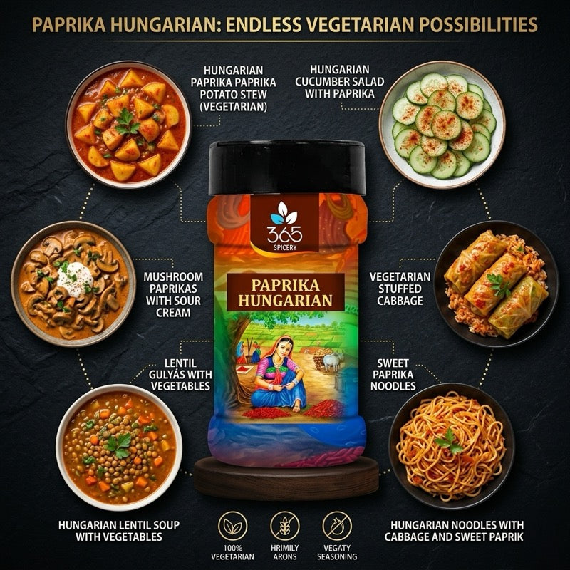 Paprika Hungarian | Premium Sweet Spice for BBQ | Natural & Gluten-Free | 365 Spicery