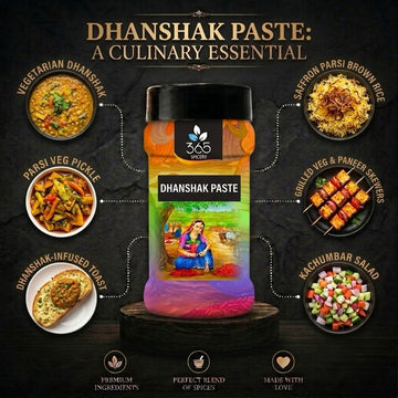 Dhanshak Paste | Aromatic Lentil & Spice Blend | No Artificial Flavours | Gluten-Free | Vegan | 365 Spicery