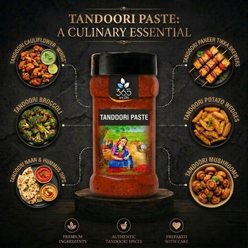 Tandoori Paste | Smoky Aromatic Marinade Base | No MSG | Natural Ingredients | Restaurant Style | 365 Spicery