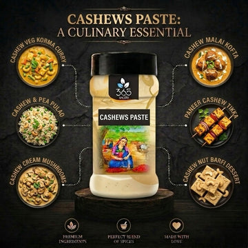 CASHEW ONION PASTE | Rich Gravy Base | Vegan | Gluten-Free | Premium Quality | 365 Spicery