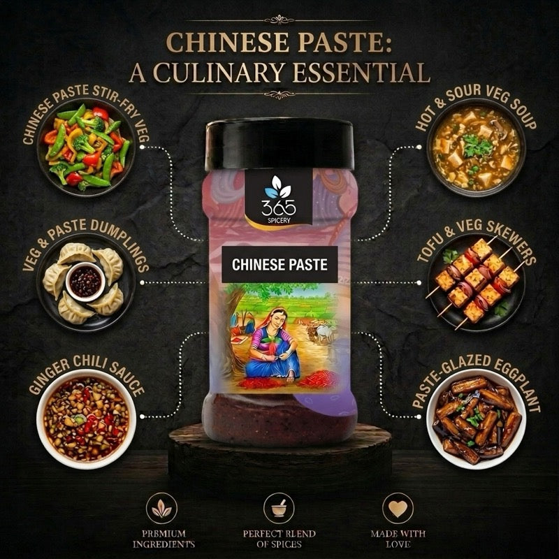 CHINESE PASTE | Versatile Stir-fry Base | Vegan | No MSG | Premium Quality | 365 Spicery