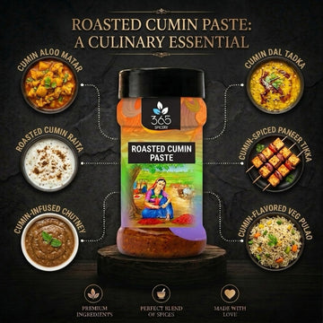 ROASTED CUMIN PASTE | Earthy Spice Base | Vegan | No Artificial Flavours | 365 Spicery