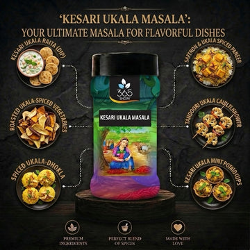 Kesari Ukala Masala | Premium Saffron Infused Milk Blend | Natural Ingredients | No Artificial Colours | 365 Spicery