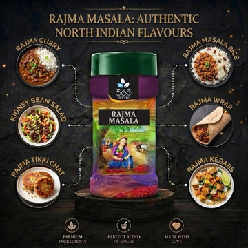 Rajma Masala | Classic Kidney Bean Curry Blend | Vegan | No Artificial Flavours | 365 Spicery
