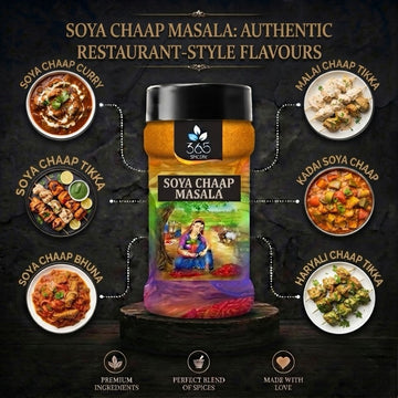 Soya Chaap Masala | Rich Protein Curry Seasoning | Natural Ingredients | Gluten-Free | 365 Spicery